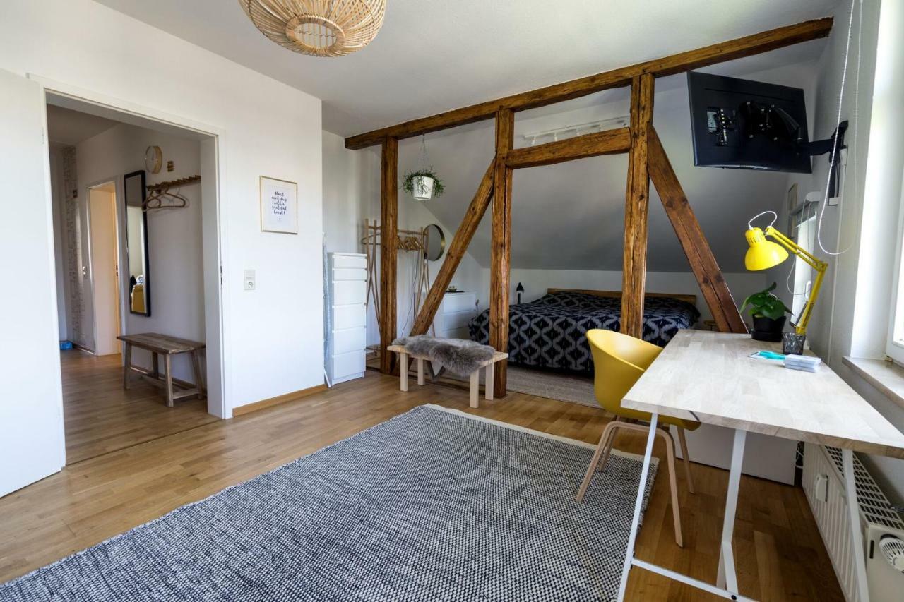 Stilvolles Zentrumsnahes Wohlfuehl-Appartment Leipzig Luaran gambar